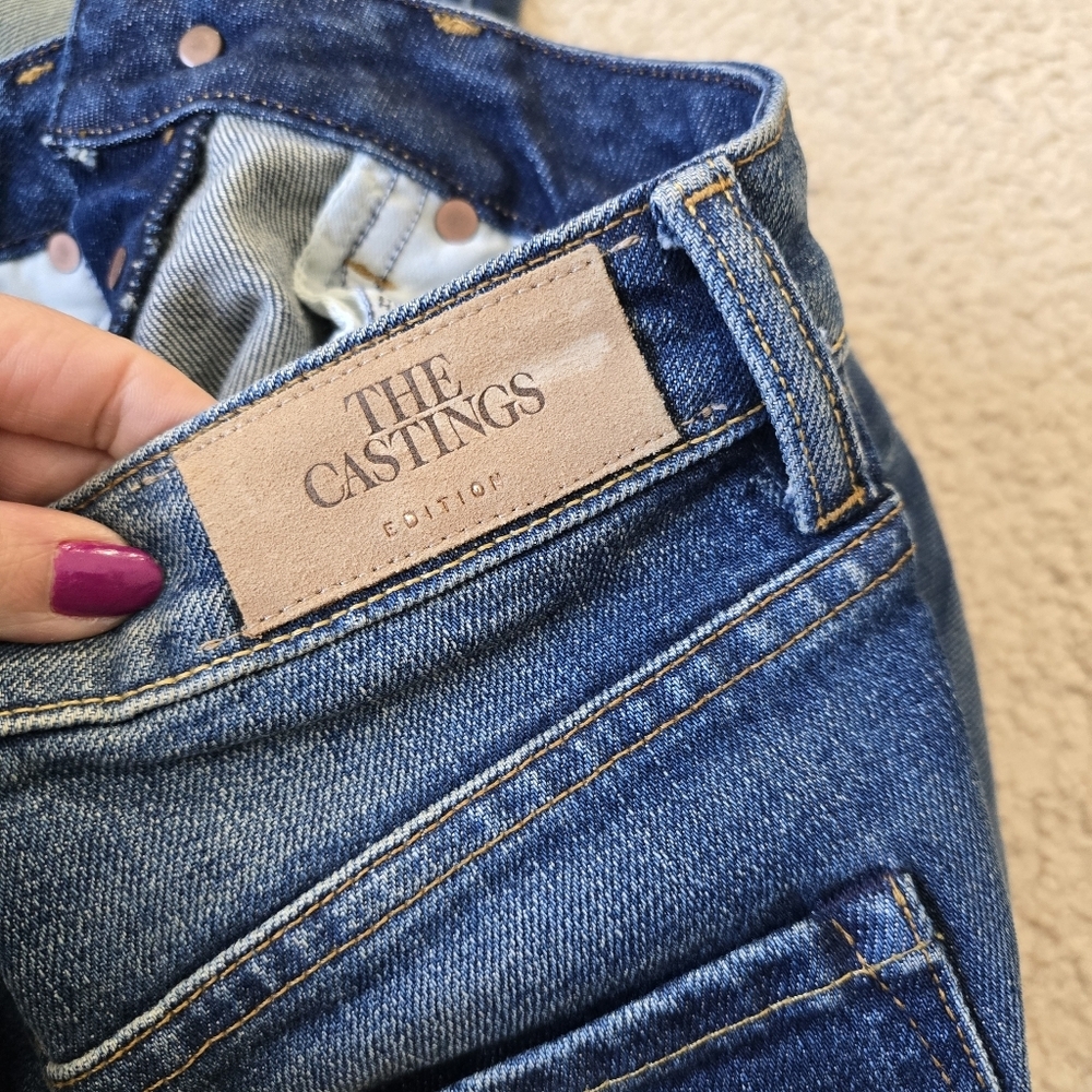 Aritzia The Casting Edition High Rise Cropped Jeans Size 24 - Picture 9 of 12